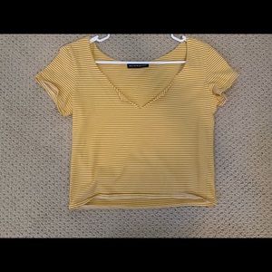 notch neck crop top